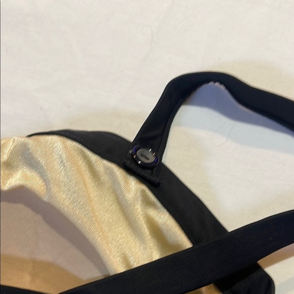 Maxine of Hollywood Green and Black One Piece Swimwear with Tropical Print - Picture 4 of 10